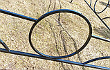 Ограда металлическая рис. №22, из металлопрофиля в Жодино., фото 5