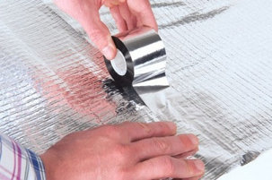 Односторонняя алюминизированная клейкая лента ALUTEC, фото 2
