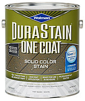 Водная кроящая суперстойкая пропитка усиленная полиуретаном WOLMAN DuraStain® Solid Color Stain