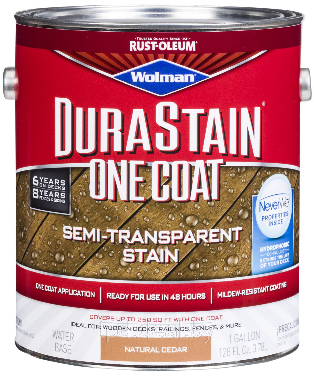 Пропитка DuraStain® Low VOC Semi-Transparent Stain суперстойкая полупрозрачная для внутренних и наружных работ - фото 1 - id-p93330801