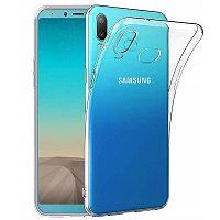 Силиконовый чехол Becolor TPU Case 0.6mm прозрачный для Samsung Galaxy A6s (2018)