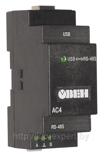 Автоматический преобразователь интерфейсов USB/RS-485 ОВЕН АС4 - фото 1 - id-p2236644