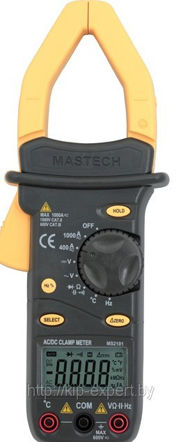 AC/DC токовые клещи Mastech MS2101