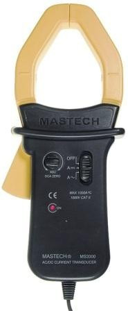 AC/DC токовые клещи-приставка Mastech MS3300