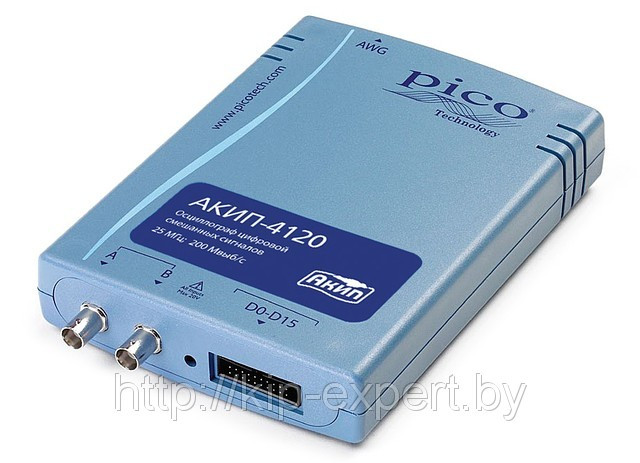 USB-осциллографы смешанных сигналов АКИП-4120/1, АКИП-4120/2, АКИП-4120/3 - фото 1 - id-p2345188