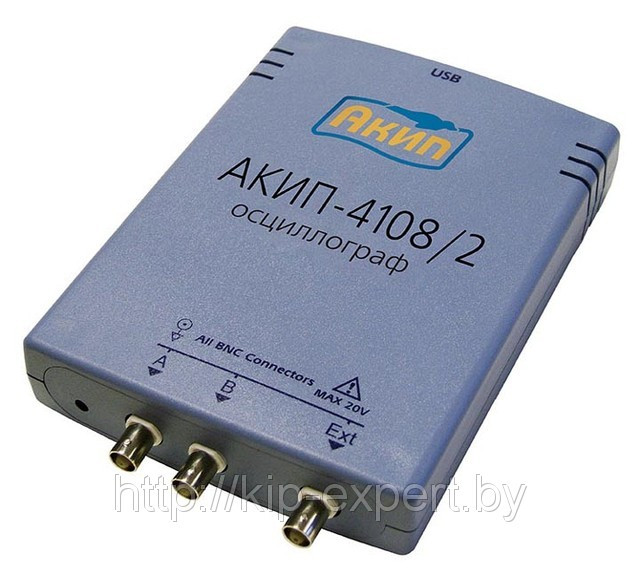 Цифровой запоминающий USB-осциллограф АКИП-4108/2 - фото 1 - id-p2341292