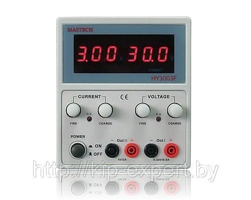 Линейный источник питания Mastech HY3003F по выгодной цене от КИП-Эксперт