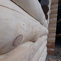 Шлифовка деревянных срубов домов