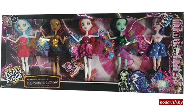 Набор кукол Монстер Хай (5 кукол Monster High) MG-6 - фото 3 - id-p93354397