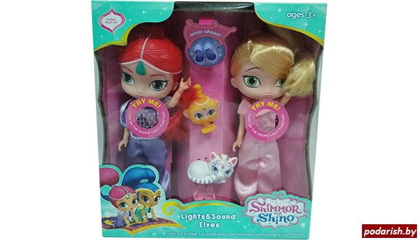 Набор кукол музыкальных Shimmor and Shino (2 куклы + их питомцы) NO.11B-712 - фото 1 - id-p93354404
