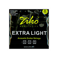 Струны для гитары акустической (комплект) Ziko DAG-010
