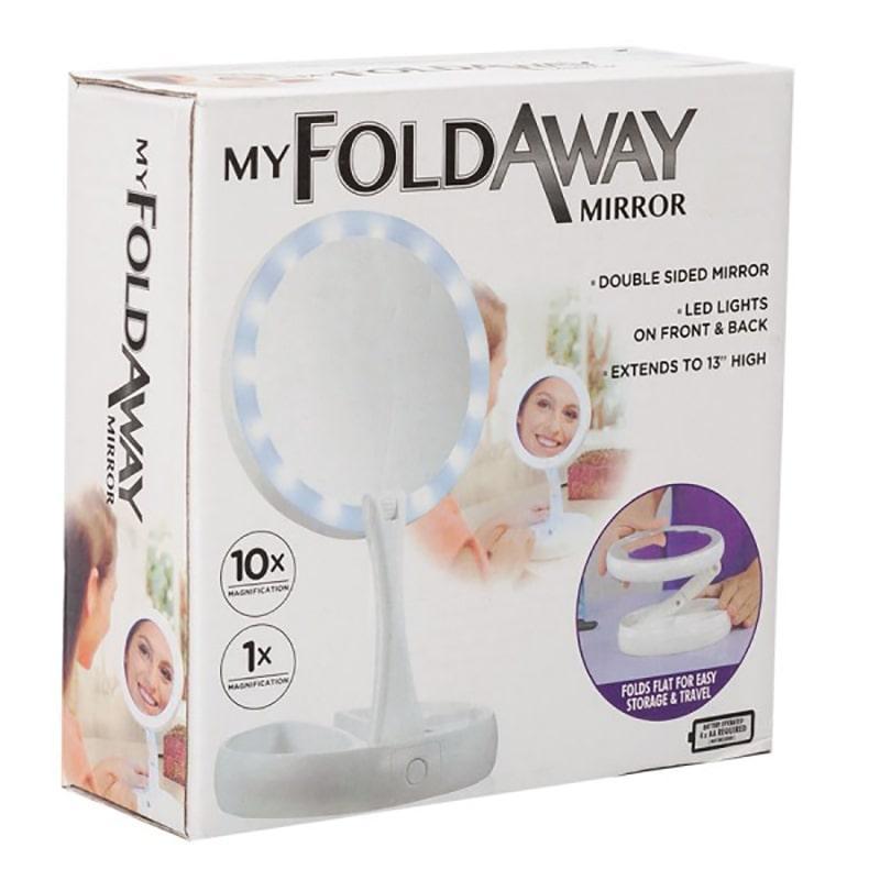 Зеркало со светодиодами My FoldAway Mirror - фото 3 - id-p93357226