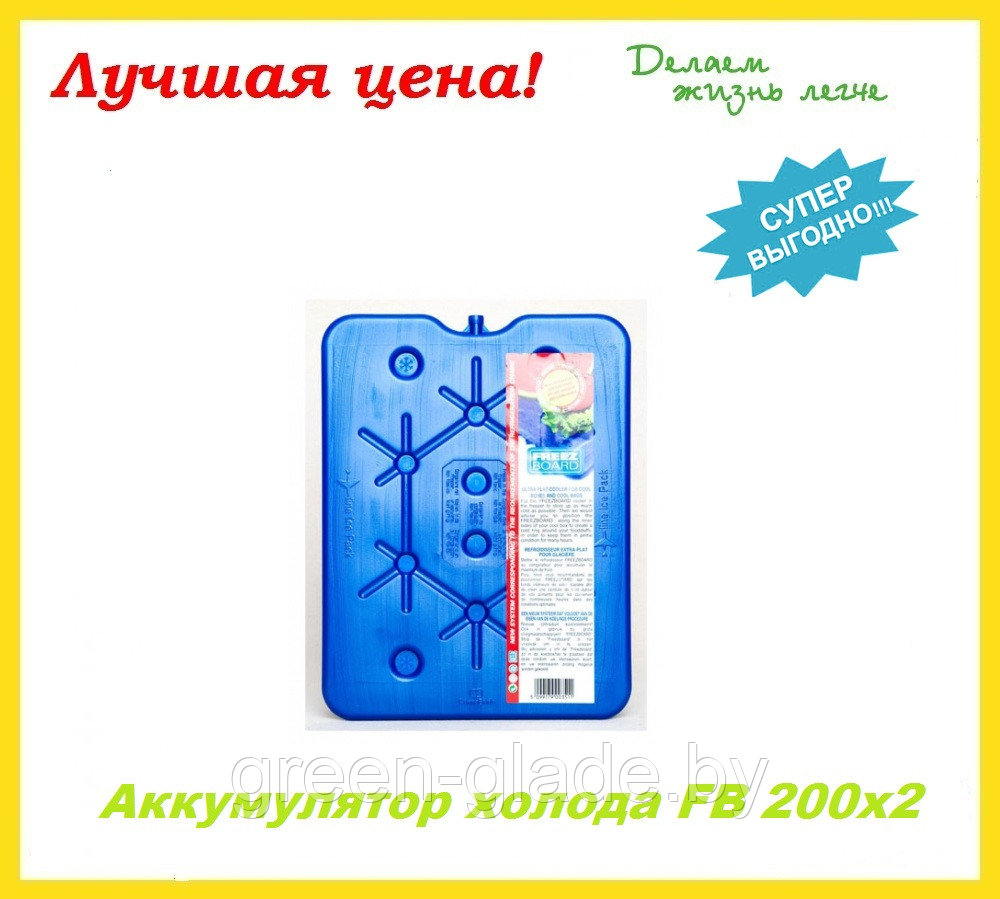 Аккумулятор холода Freezeboard 200г, комплект 2 шт - фото 2 - id-p37143138