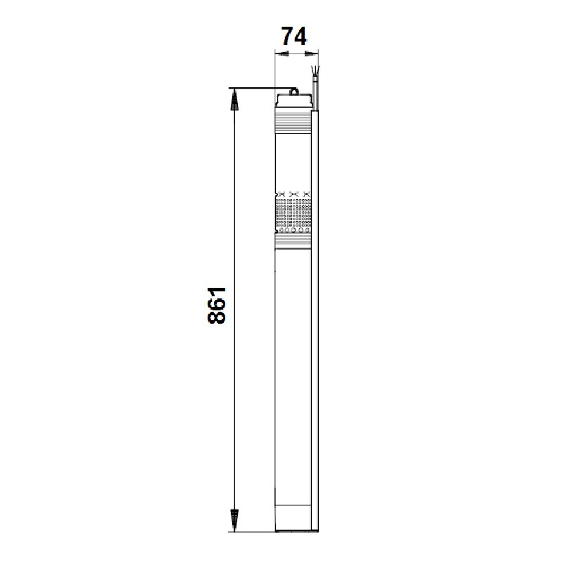 Скважинный насос Grundfos 3" SQ 2-100 2.32, 220 В - фото 3 - id-p61486314