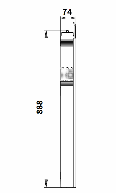 Скважинный насос Grundfos 3" SQE 2-115 2.54, 220 В - фото 2 - id-p93382008