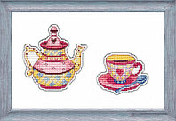 Набор для вышивания крестом "Приятного чаепития"