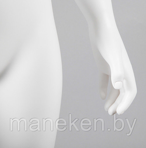 Манекен детский без лица, белый матовый 120A(БЕЛ МАТ) - фото 3 - id-p93383356
