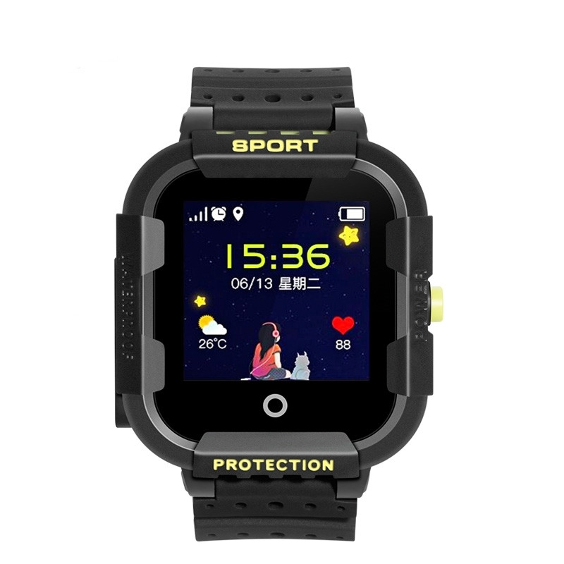 Детские GPS часы Wonlex KT03 с камерой (чёрный) - фото 2 - id-p93383382