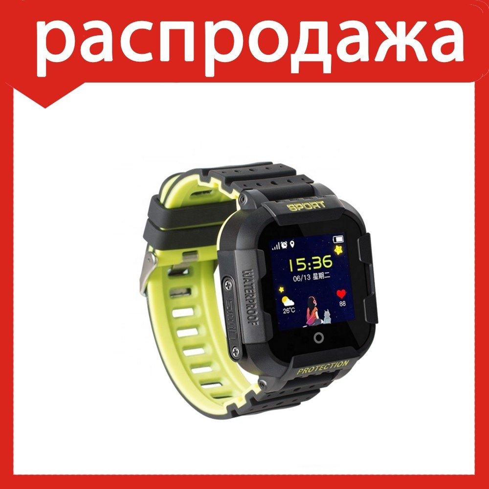 Детские GPS часы Wonlex KT03 с камерой (чёрный) - фото 1 - id-p93383382