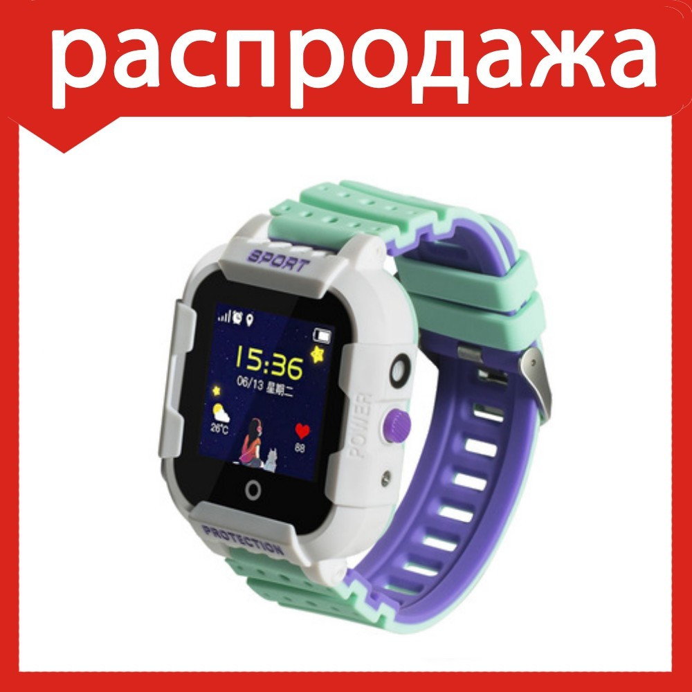Детские GPS часы Wonlex KT03 с камерой (белый) - фото 1 - id-p93383558