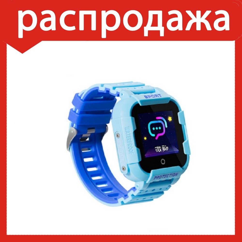 Детские GPS часы Wonlex KT03 с камерой (голубой) - фото 1 - id-p93383585