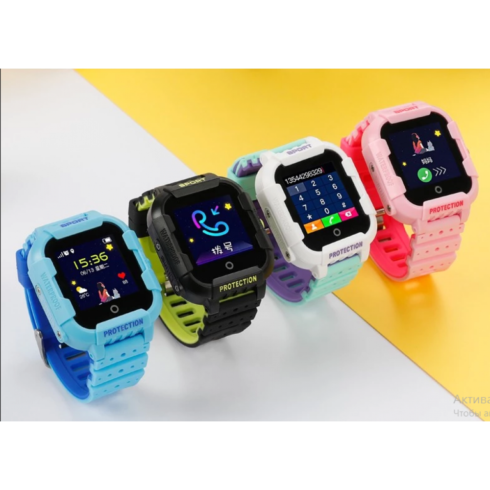 Детские GPS часы Wonlex KT03 с камерой (розовый) - фото 2 - id-p93383601