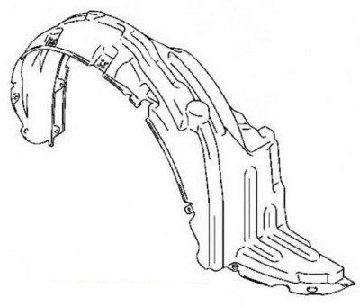 Подкрылок передний SUZUKI LIANA (ER) 2001-2007  7414FP1T