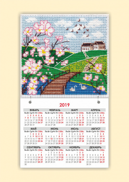 Набор для вышивания крестом "Времена года. Весна" - фото 1 - id-p93388225