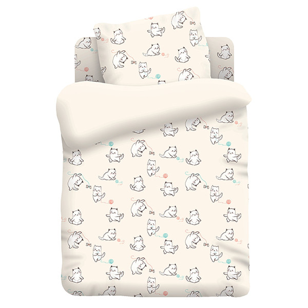 Детское постельное белье в кроватку «Непоседа» Котята 477215 (Детский)