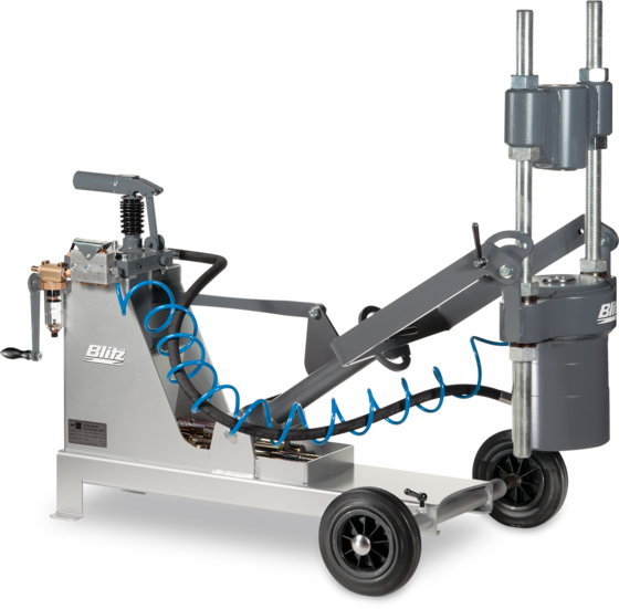 Перекатной пресс для выпрессовки шкворней и др. выпрессовочных работ с усилием 65 т BP 65-275 Blitz (Германия)