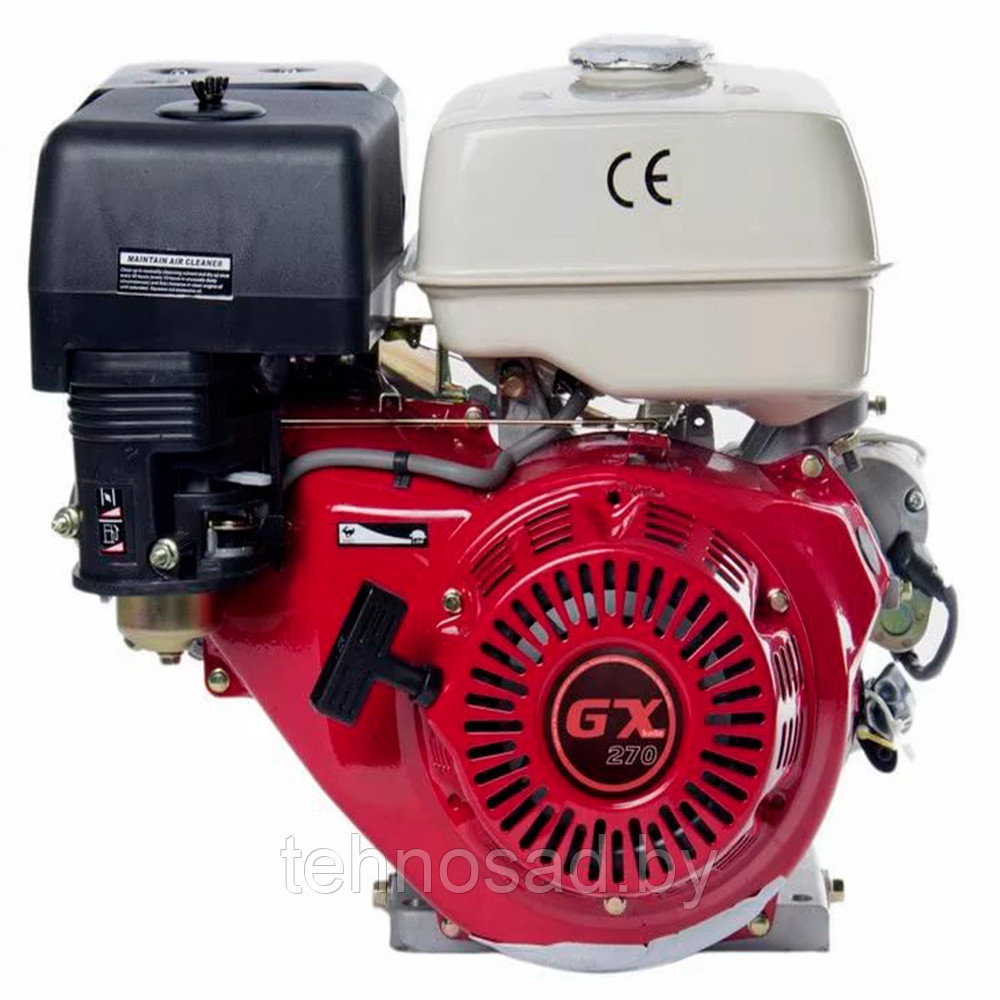Двигатель GX270S (25мм, шлиц) 9л.с аналог HONDA+подарок набор инструментов - фото 1 - id-p49435495