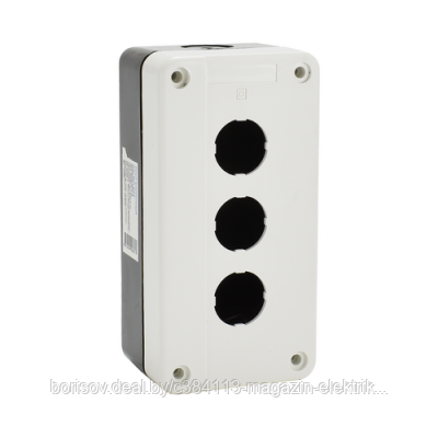 Корпус пластиковый XAL-B03 3 кнопки белый, PMA PC ETP