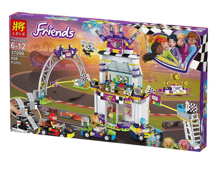 Конструктор Friends "Большая гонка" 658 деталей, Lele 37090