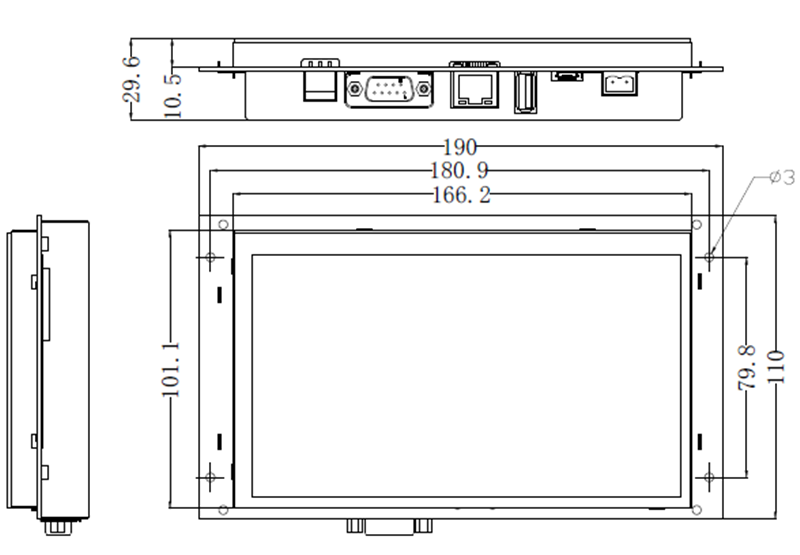 Панель оператора MT4070R Kinco - фото 2 - id-p92711352