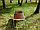 Туристический раскладной стол чемодан AUSINI Коричневый (120х60х70), фото 3