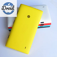 Задняя крышка для Nokia Lumia 520, цвет: желтый