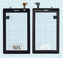 Сенсорное стекло (тачскрин) для Lenovo Tab 3 TB3-710 ZA0S0023RU, черное