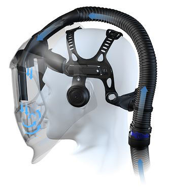 Сварочная маска 3М Speedglas 9100 c респиратором Adflo с автоматическим светофильтром АСФ (хамелеон) - фото 3 - id-p4579485