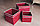 Коробка-куб без крышки малый (Бордо), фото 2