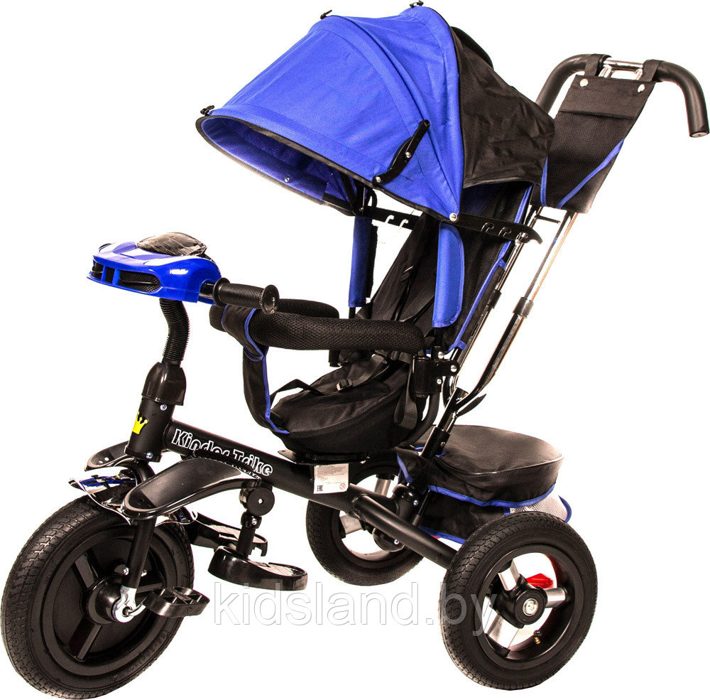 Детский трехколесный велосипед Kinder Trike Classic с поворотным сиденьем (синий)