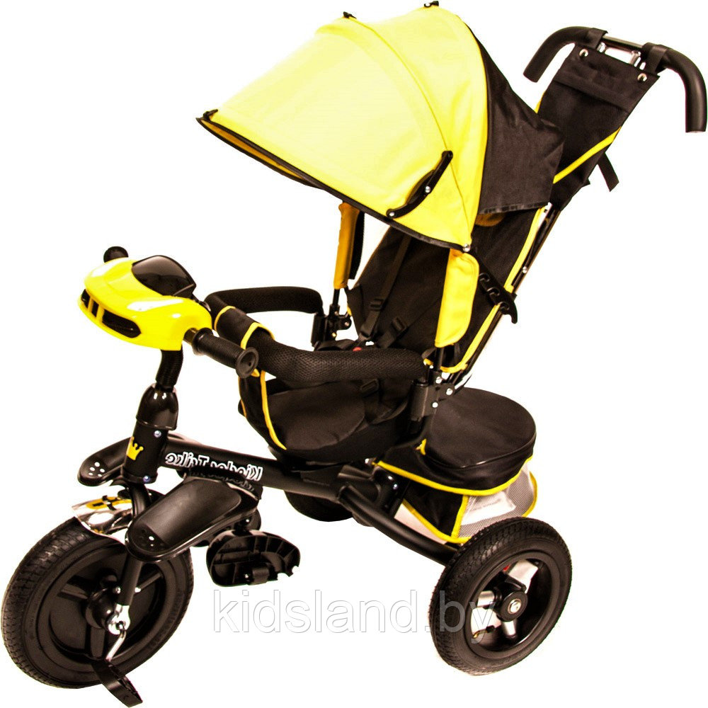 Детский трехколесный велосипед Kinder Trike Classic с поворотным сиденьем (желтый), фото 1
