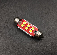 Автолампа светодиодная 6 smd led C10W canbus комплект