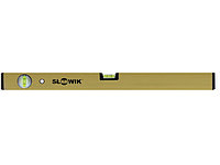 Уровень SLOWIK 400 мм 2 глаз. брусковый, золото P01 (быт.) (580 гр/м 0.50 мм/м) (арт. 10041)