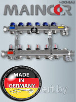Коллектор из нержавеющей стали 1 1/4" с расходомерами, 11 контура , MAINCOR (Германия)