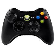 Беспроводной геймпад Xbox 360 Wireless Controller (чёрный) Копия