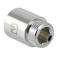 Удлинитель латунный хромированный Valtec 3/4"-25 мм