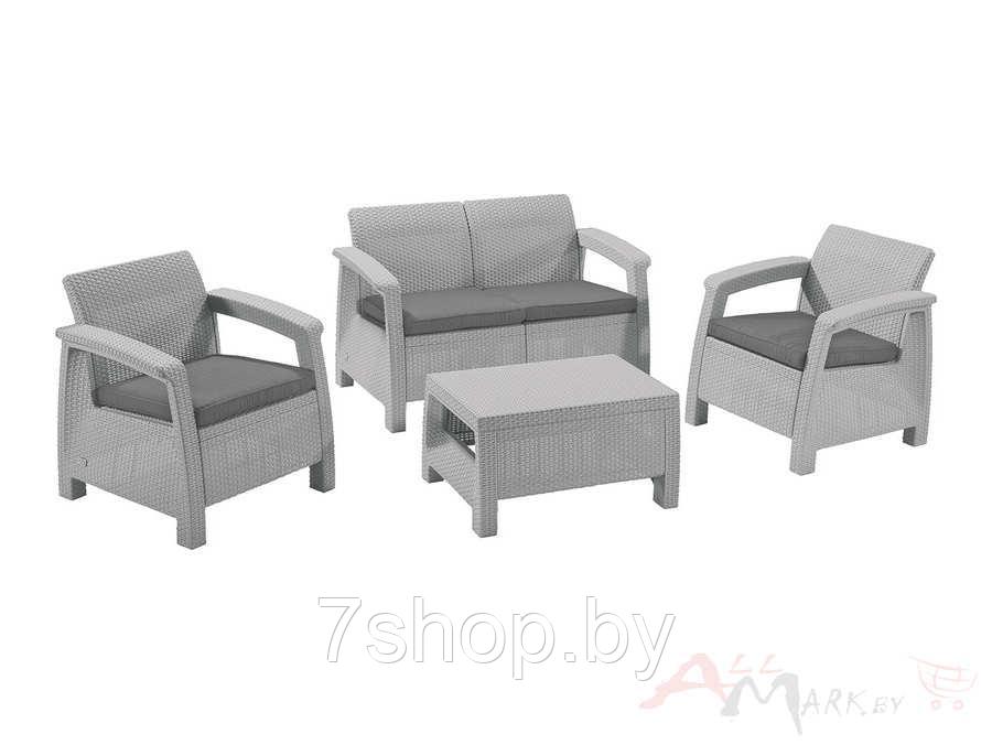 Комплект мебели KETER Corfu Set, серый - фото 1 - id-p93637548