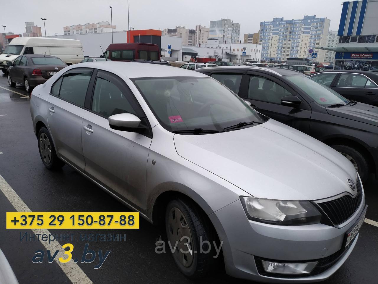 Ветровики Skoda Rapid 2012-2020,2020- / Шкода Рапид