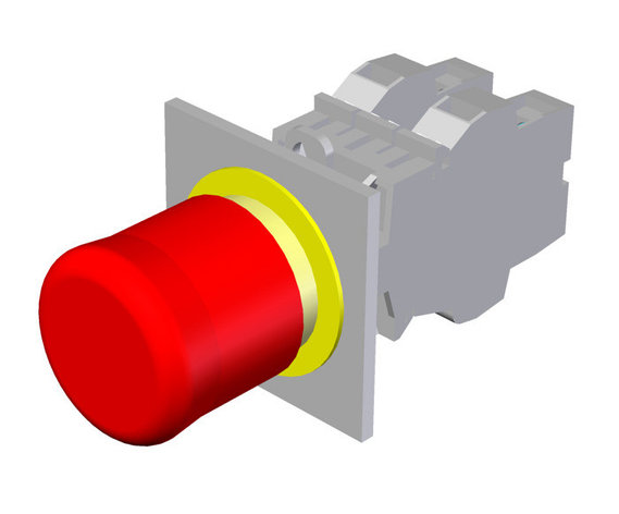 Item 073985 NOT-HALT TASTE 22MM 2 OE/ZUG, фото 2