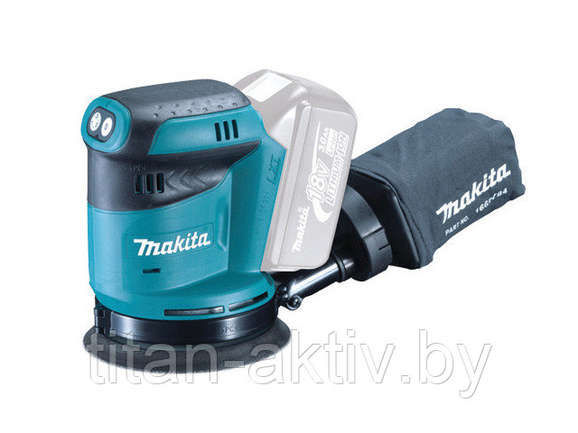 Аккум. эксцентриковая шлифмашина MAKITA DBO 180 Z в кор. (18.0 В, БЕЗ АККУМУЛЯТОРА) - фото 1 - id-p93664451